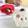 10 шт. Милый Мини-Фруктовый Плюшевый Кошелек для Монет Яблочная Девочка Милый Плюшевый Кошелек для Монет Груша Сумка для Хранения Ключей Детские Праздничные Подарки