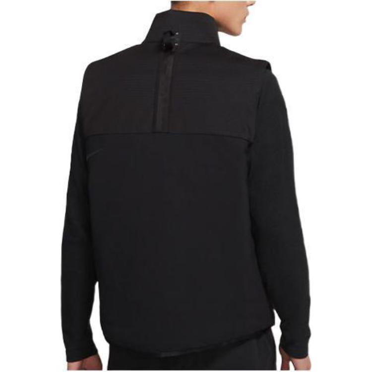 Nike Жилеты Мужские Черный Стойка Умеренный Другое CZ9265-010