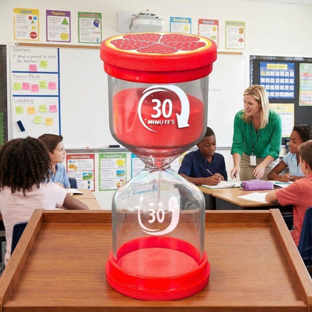 Marcaron Fruit Pattern Hourglass Portable Minutes Timer Creative Sand Clock Timer Kid Gift