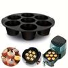 Silicone Cake Mold 7-Hole Air Fryer Accessories Microwave Baking Mold Food Grade Baking Cake Silicone Mold Baking Pan Tools