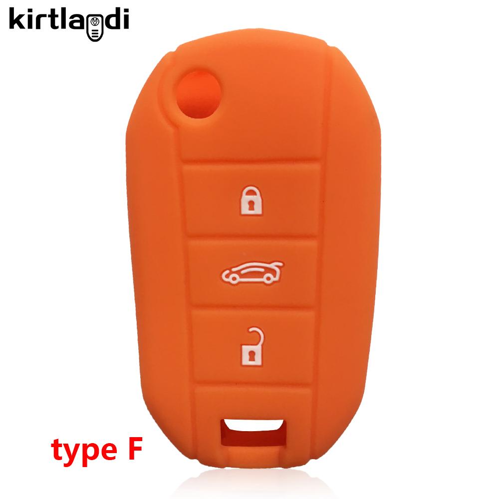 Для Fiat Scudo для Opel Combo для Peugeot Rifter 2020 207 208 307 308 407 408 5008 308SW 2008 для Citroen C4 Чехол-кожура для ключа