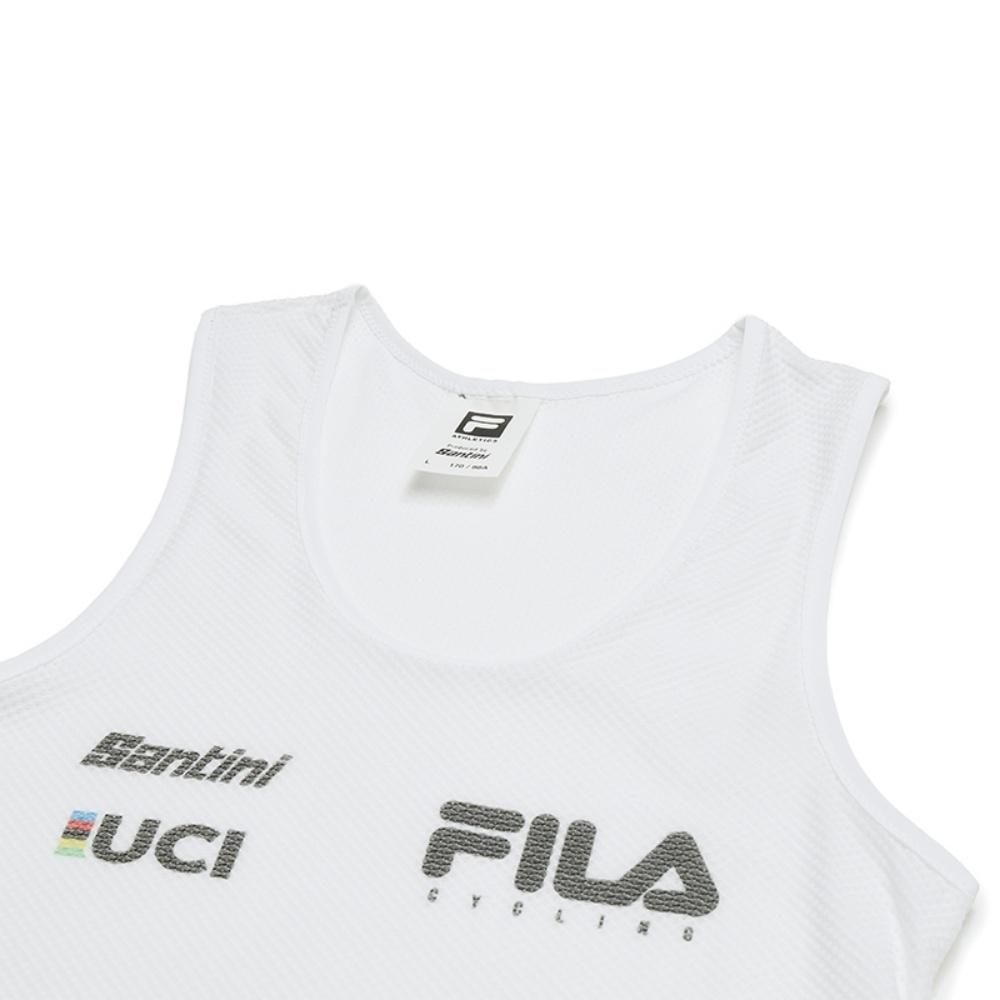 Fila Велосипедная мода Повседневный Универсальный Топ без рукавов Женские топы Белый A11W528112FWT
