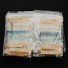 525Pcs 1 4W 17 Values 0 1M ohm Metal Film Resistors Set Assortment Components Kit