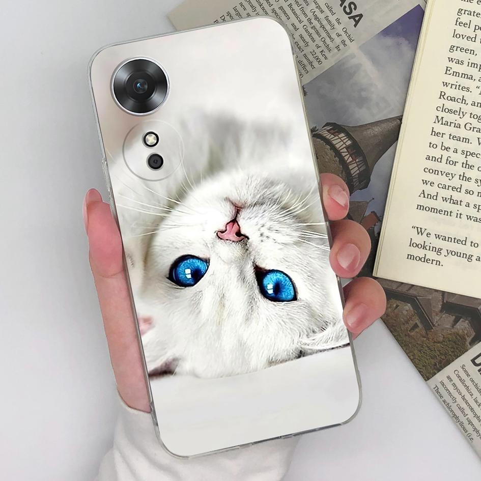 Чехол для OPPO A1 A15 A16 A17 A35 A52 A72 A5 A9 2020, мягкий силиконовый прозрачный милый чехол из ТПУ для OPPO, бамперы для телефонов, чехлы для OPPO