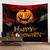 Halloween Pumpkin Head Print Tapestry Room Wall Decor Background Home Decor Nordic Living Room Bedroom Tapestry