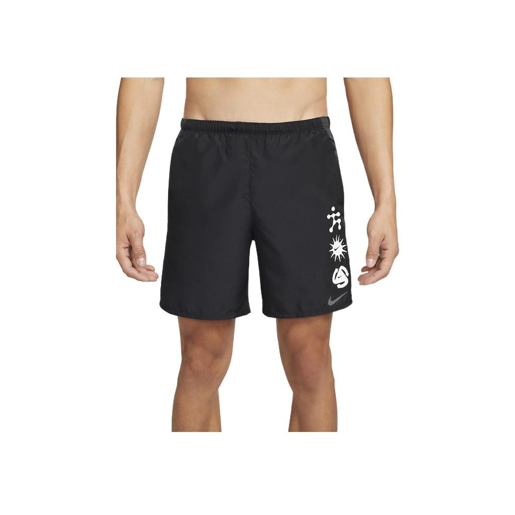Nike Мужские шорты прямого кроя с принтом Dri-Fit и завязками на талии DM4714-010