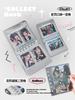 Лазерный фотокард-альбом K-pop, блестящая ПУ-кожа, книга для коллекционирования фотокарточек, альбом с кармашками 3 дюйма