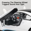 1/22 I8 Super Car Model Alloy Diecast Toy Vehicles with Sound Light Pull Buck High Simulation Model Car Boy Toy Gifts Collection
