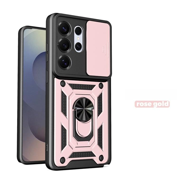 Funda For Samsung Galaxy S26 Ultra 5G Case Slide Lens Camera Protector Armor Phone Cases For S 26 Plus S26Ultra Magnetic Cover