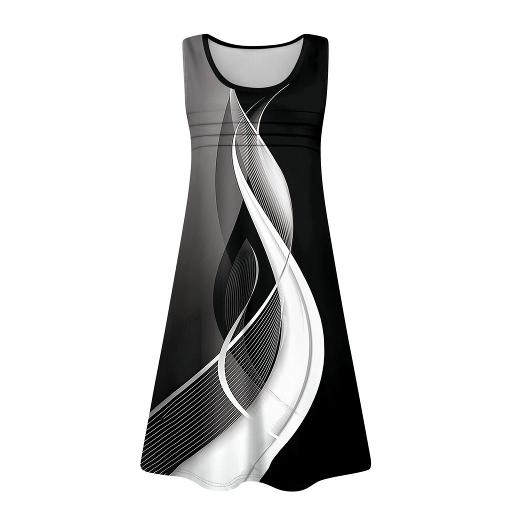 Женские летние платья с круглым вырезом, плиссировкой спереди, без рукавов, карманами, сарафаном, повседневным платьем