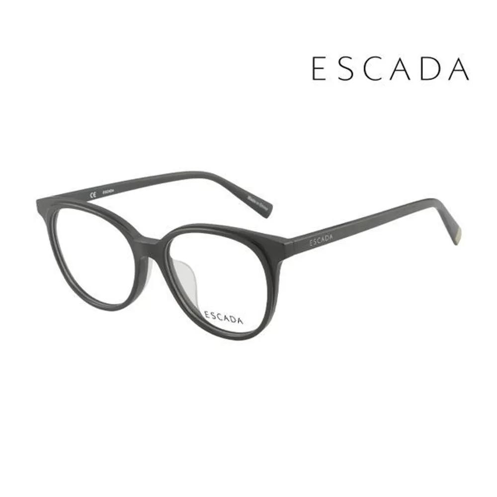 Escada Eyeglass Frames VES A33F 0A01 Round Horn-rimmed Glasses for Women and Men