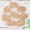 8Pcs/Set Cat Cookie Cutters Plastic 3D Cartoon Pressable Biscuit Mold Cookie Stamp Kitchen Baking Pastry Bakeware Tool