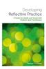 The Developing Reflective Practice : A Guide for Students and Practitioners of Health and Social Care Book