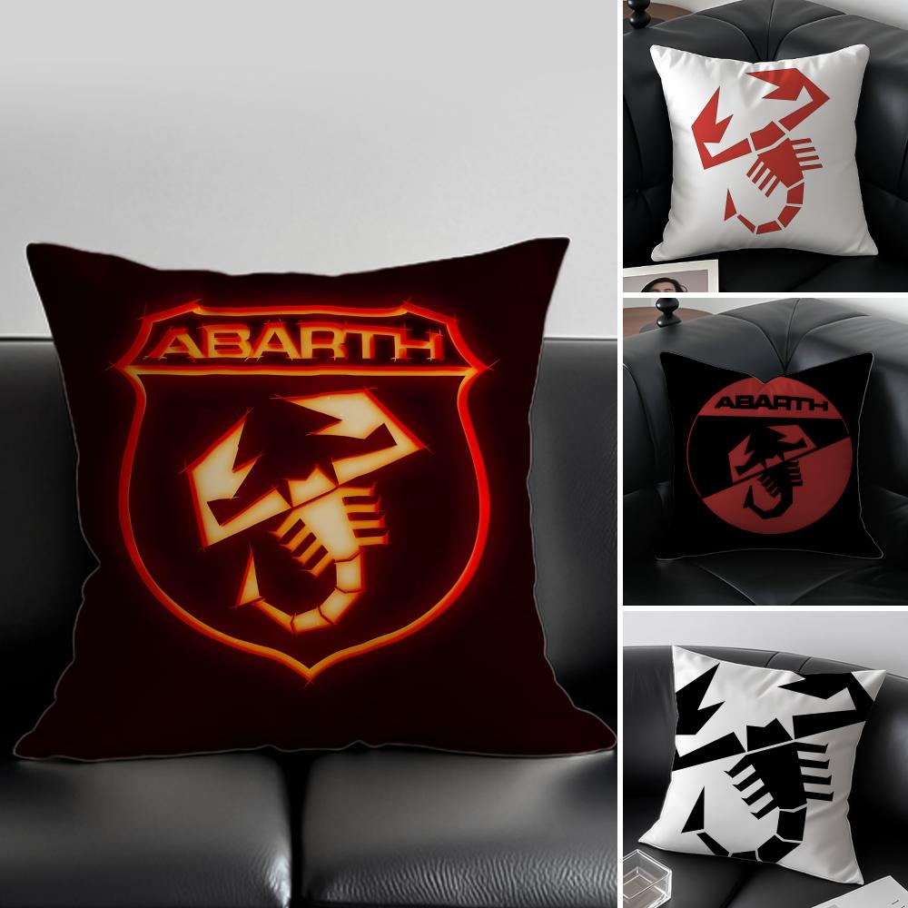 Авто Cool A-Abarth S-Scorpion Наволочка Мягкая Кожевенная Ткань Комфорт и Скрытая Молния