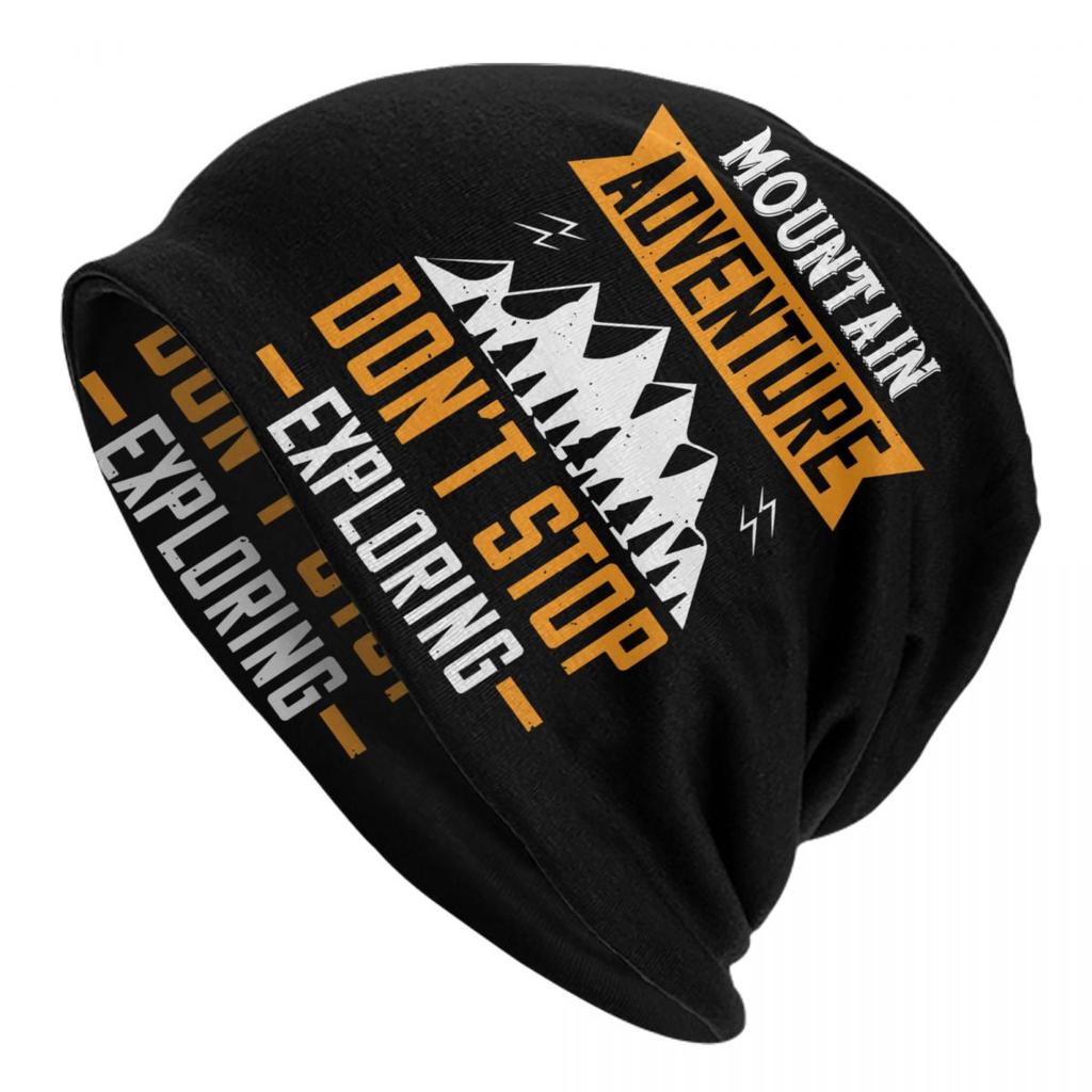 Шапки с капюшоном для рожденных в походах, крутая вязаная шапка для женщин унисекс, теплые зимние шапки для горных туристов, походные шапки с черепами