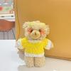 Plush Bear Shape Keychains Pendant Bag Pendant Cute Backpack Pendant Plush Dolls