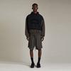 Fear of God Essentials Мужской свитер с капюшоном из нейлонового флиса Чернила/Струйный черный Мужские топы 202SP244320F