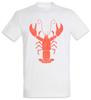 Мужская футболка Lobster II Мужские Женские Футболки Топ Лобстер Краб Креветка Американская Охотничья Традиция Спорт