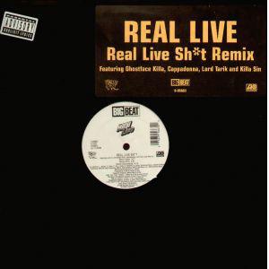 12-дюймовая пластинка REAL LIVE Real Live Sht Remix Pop The Tr NONE095663 Big Beat Atlan 1996 US Rap HipHopRB Б/у