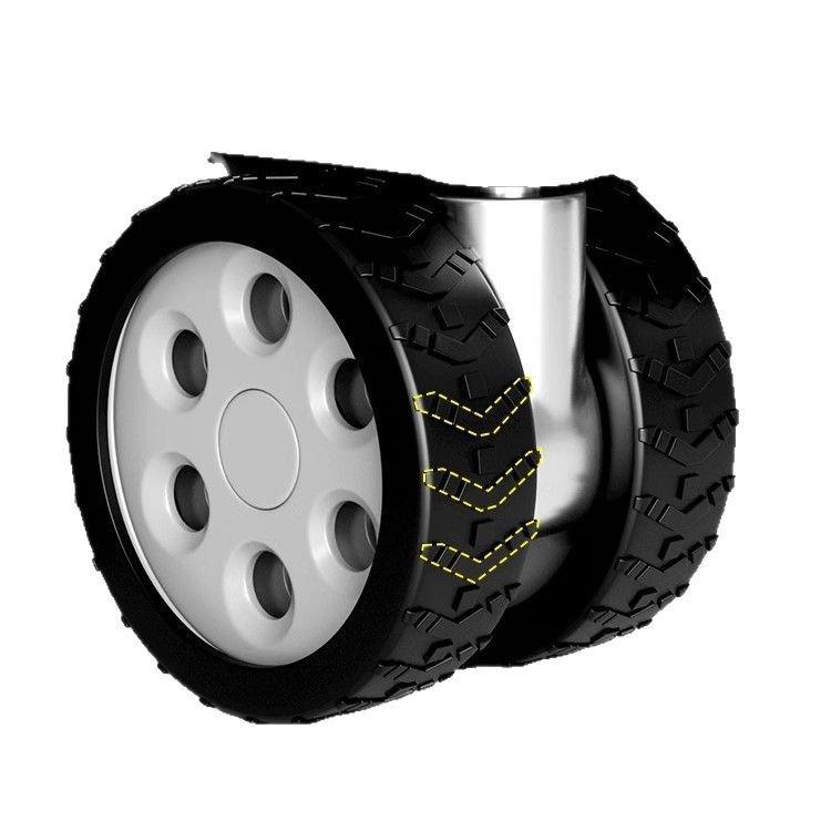 Утолщенный силиконовый защитный чехол для чемодана с износостойкими колесами и грязеотталкивающим покрытием