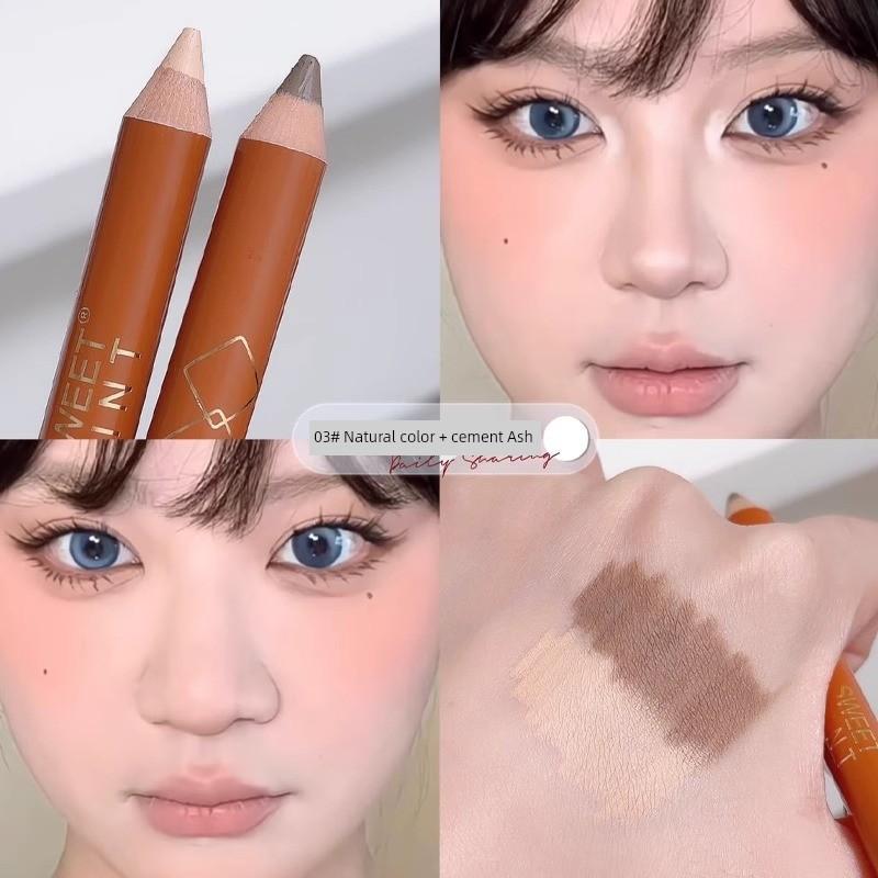 Highlight Repair Integrated Pen Dual Head Dual-Use Contour Stick Beginner Shadow Nose Shadow Pen Face Brightening Matte