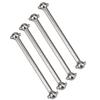 4 шт. Металлический карданный вал «собачья кость» для аксессуаров RC-машины WLtoys 1:18