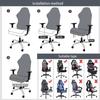 1Pcs Elastic Stretch Chair Cover Set Fleece Jacquard Dustproof Gaming Chair Covers Universal with Armrest Cover