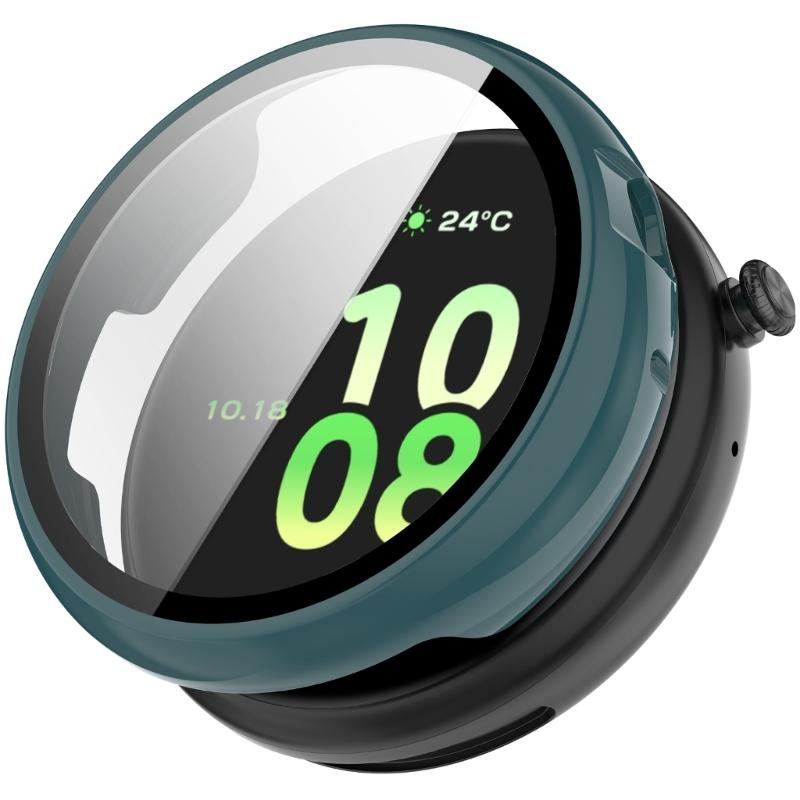 Чехол для Watch Fit 44 мм с Защитой Экрана из Закаленного Стекла и Жестким PC Защитным Бампером Аксессуары для Умных Часов