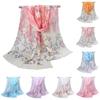 Thin Chiffon Scarf Floral Printing Shawl Silk New Beach Scarves