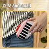 15-клавишное карманное пианино, мини-электронное пианино с подсвечивающимися клавишами для детей, портативный музыкальный инструмент, детская игрушка для раннего развития