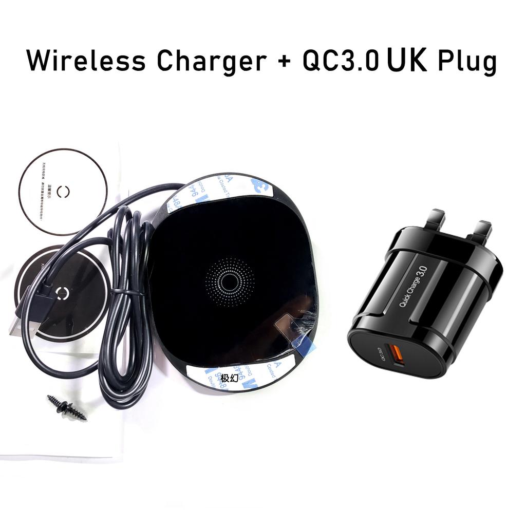 20 мм беспроводное зарядное устройство с большим расстоянием невидимый мраморный настольный мебельный стол скрытая адсорбция для iPhone XR 11Pro Samsung S10 9