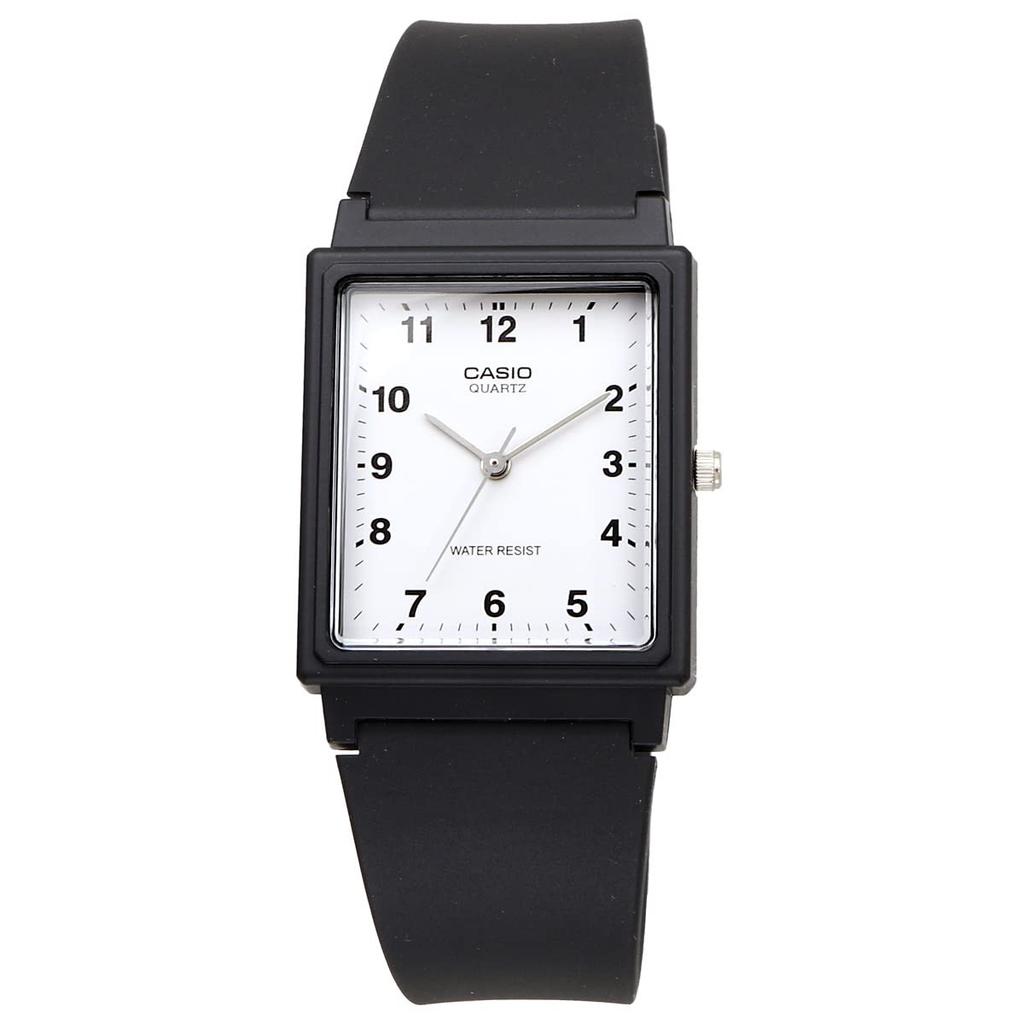 CASIO MQ-27-7B rectangular face analog watch unisex polyurethane belt overseas model