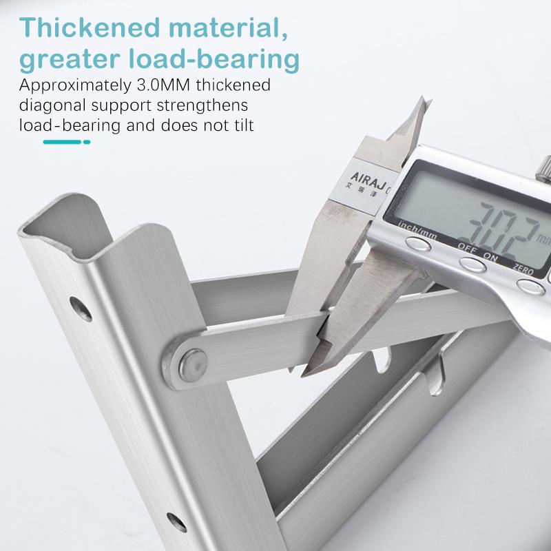 Автодом серебристый отделка утолщенная нержавеющая сталь мини складной столик автомобильные аксессуары кемперван складной кронштейн стол полка