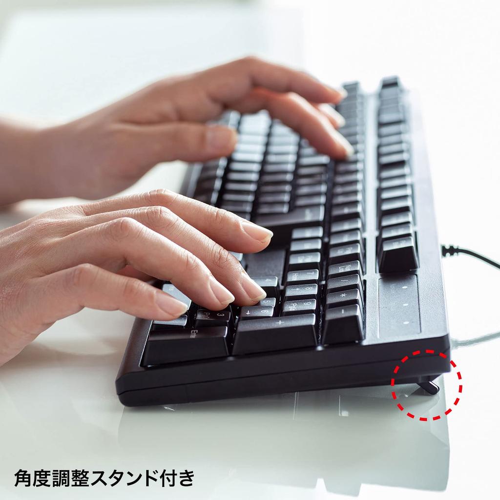 Sanwa Supply Japanese 109 Keyboard (Black) SKB-109PBK