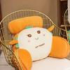 Cartoon Shape Lumbar Support Pillow Soft Large Backrest Waist Cushion Bed Back Cushion Dormitory Seat Pillow