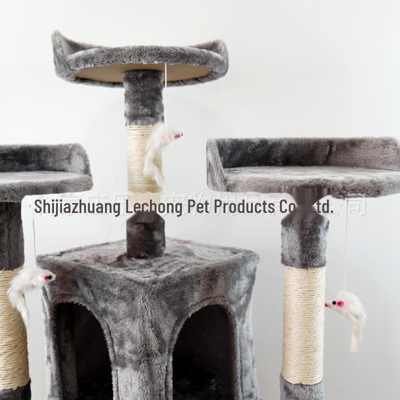 Хит продаж: Многоуровневый деревянный игровой комплекс и когтеточка для кошек