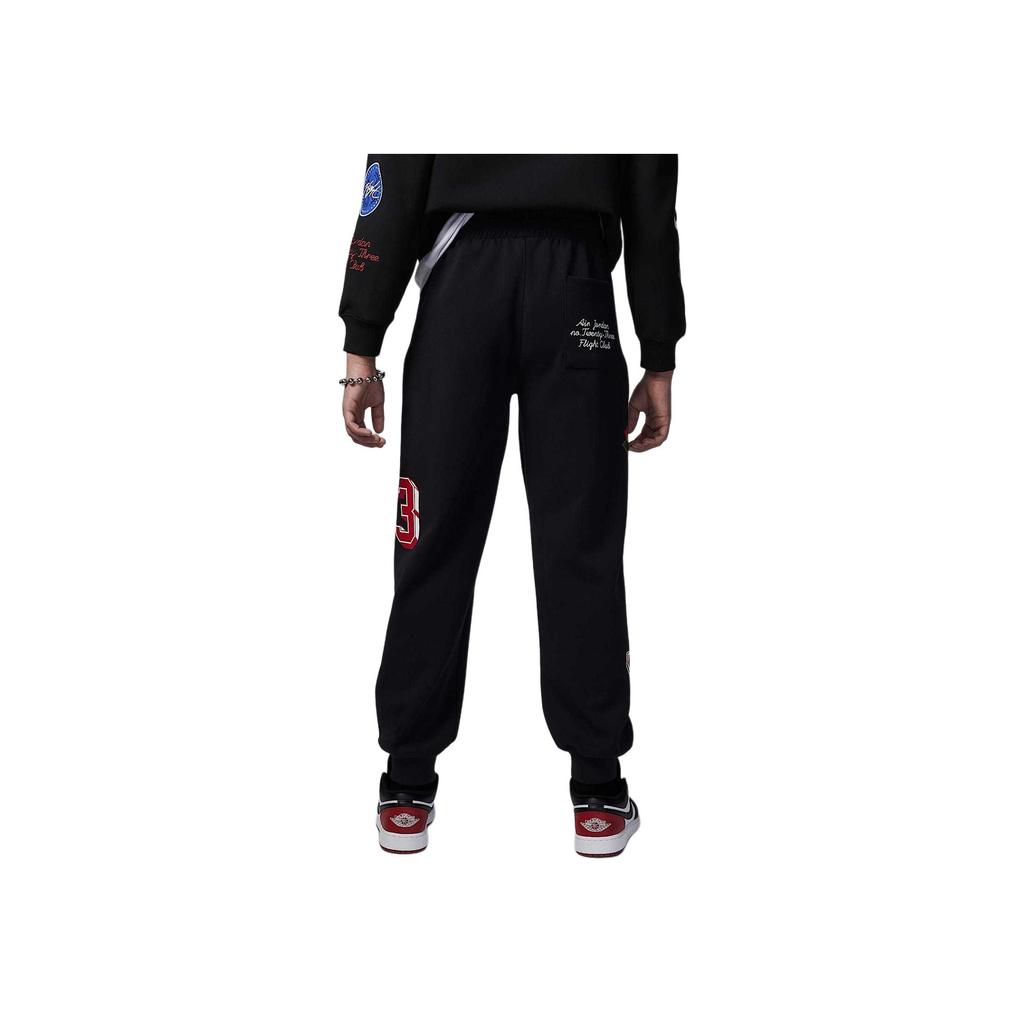 Jordan Knit Sports Pants Court Of Legends Casual Simple Drawstring Tapered Kids Bottoms Black II0270-010