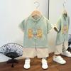 Летний костюм для мальчиков Ханбок, тонкий срез, китайский ветер, ретро-стиль, детский костюм системы Мин, детская одежда Тан, национальная образовательная одежда, старинная одежда