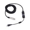 Кабель XLR на USB Профессиональный кабель для записи звука USB на XLR Кабель для микрофона Plug and Play для студии подкастинга Игровой