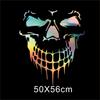 Car Body Hood Door Sticker Laser Skull Graphics Decal Truck SUV Pickup Universal