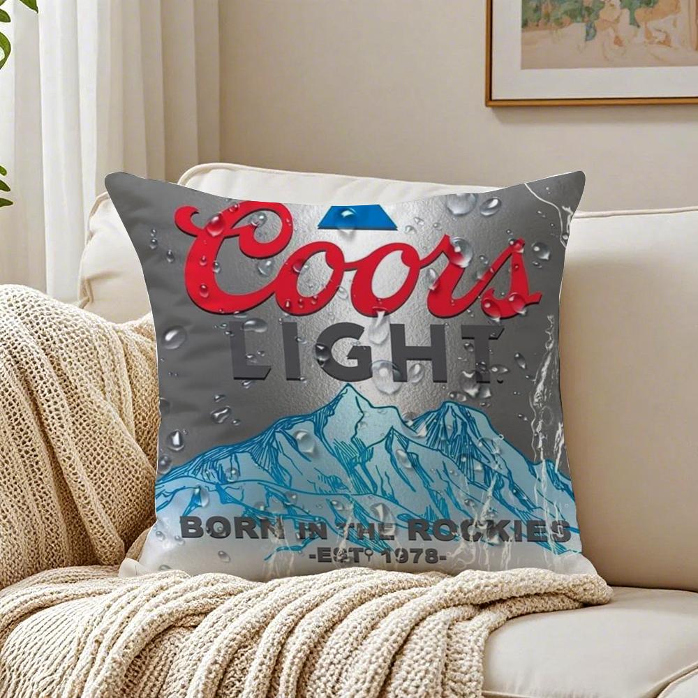Классическая американская пивная арт CCoors Наволочка Льняная Наволочка Мягкая для Дивана Кровати Декор Домашней Комнаты
