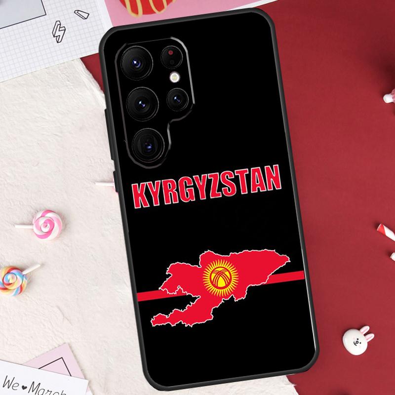 Чехол Флаг Кыргызстана для Samsung Galaxy S25 FE S23 FE S20 S21 S22 S24 S25 S26 Ultra S10 S25 Plus Защитный корпус