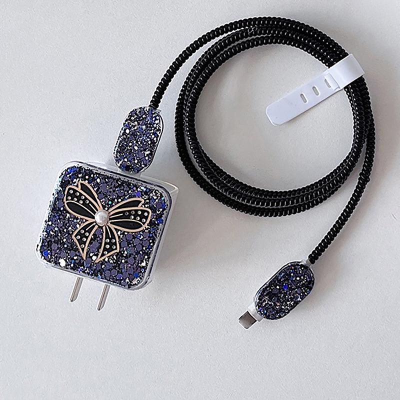 3D чехол для зарядного устройства Apple 18 Вт 20 Вт чехол для адаптера зарядного устройства чехол силиконовый чехол сматывающее устройство для кабеля аксессуары для iPhone