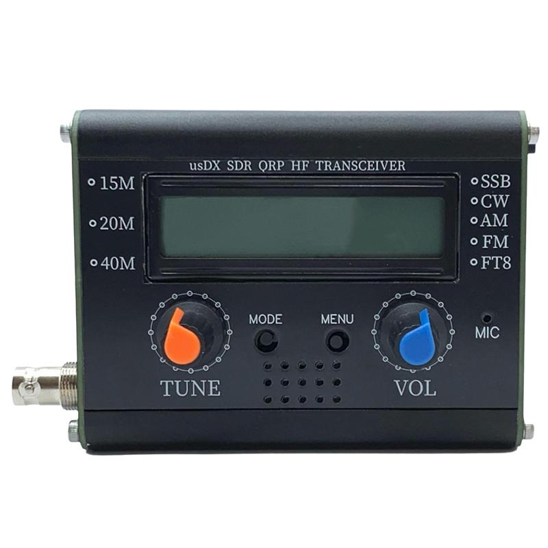 ABUO-USDX SDR ORP Трансивер R1.02W 5 Вт 40 м 15 м 20 м 3 диапазона SDR Все режимы USB, LSB, CW, SSB QRP Трансивер с микрофоном