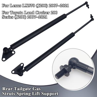 2 шт. Для Toyota Land Cruiser 200 Series 200 2007-2021 / Lexus LX570 (Дж200) Задний багажник, багажник, газовые стойки, подъемник, амортизаторы