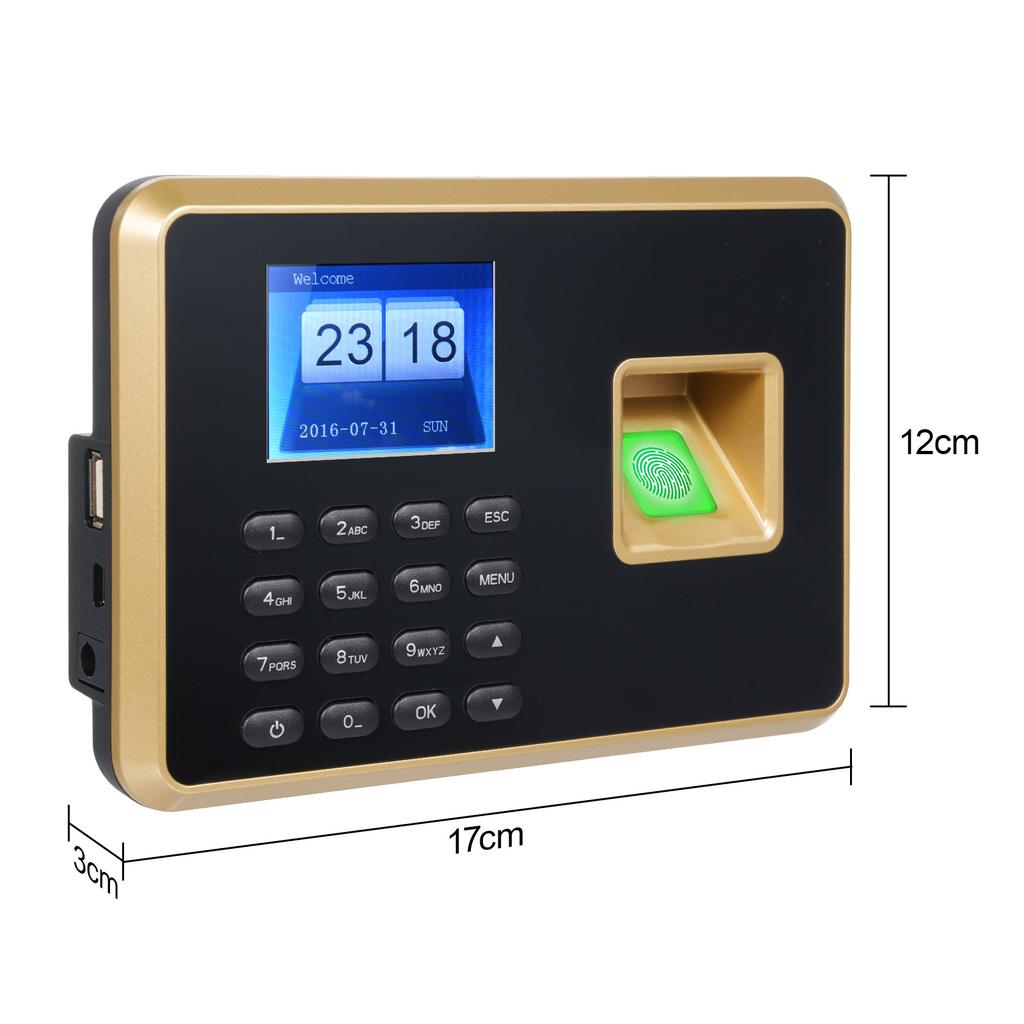 Bisofice Biometric Time Clock Attendance Machine for Employees Support 1000pcs Fingerprint/1000pcs