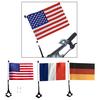 Durable Bicycle Flag Cycling Handlebar USA Banner Safety Sign for Child Scooter Motorcycle Tricycles Decoration