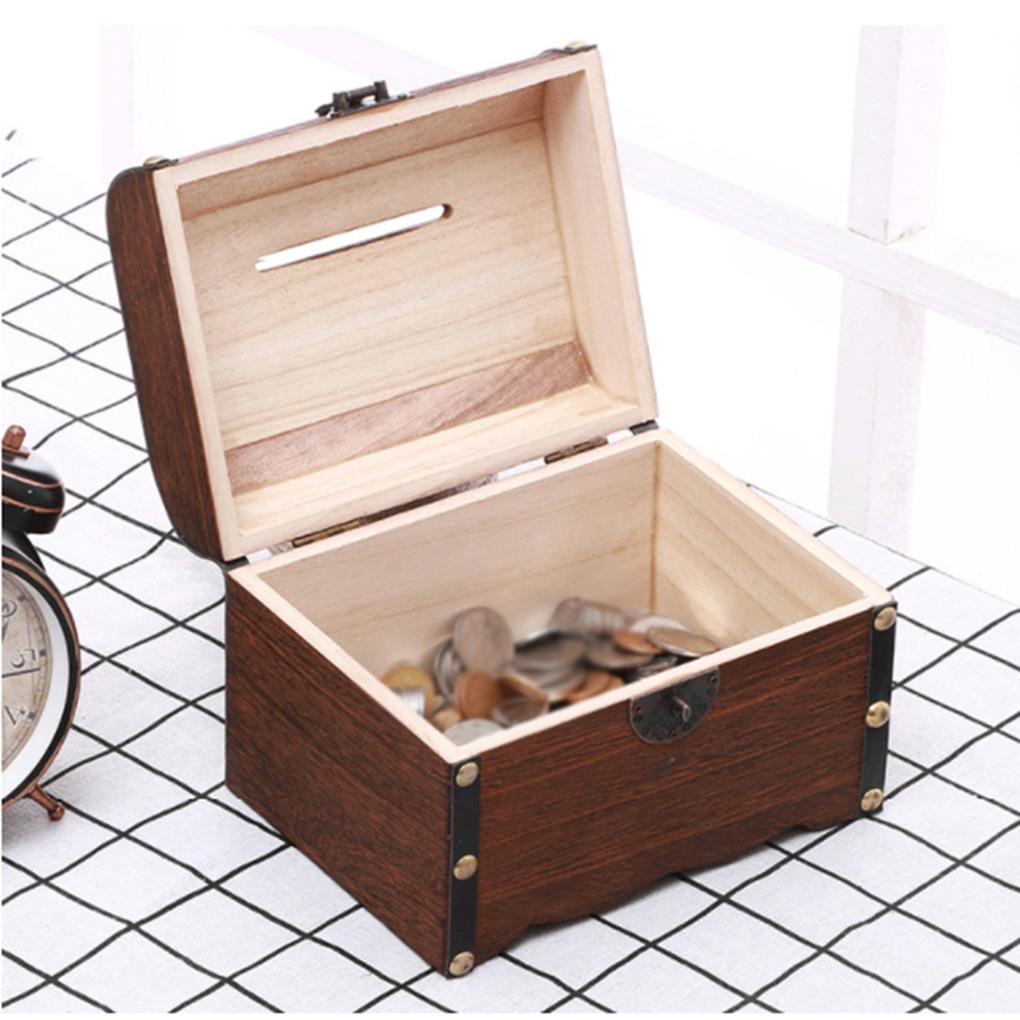 Копилка-копилка в стиле ретро, износостойкая копилка с замком