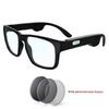 Bone Conduction Wireless Bluetooth 5.0 Smart Glasses Stereo Headset Polarized Sunglasses Can Be Matched With Prescription Lens
