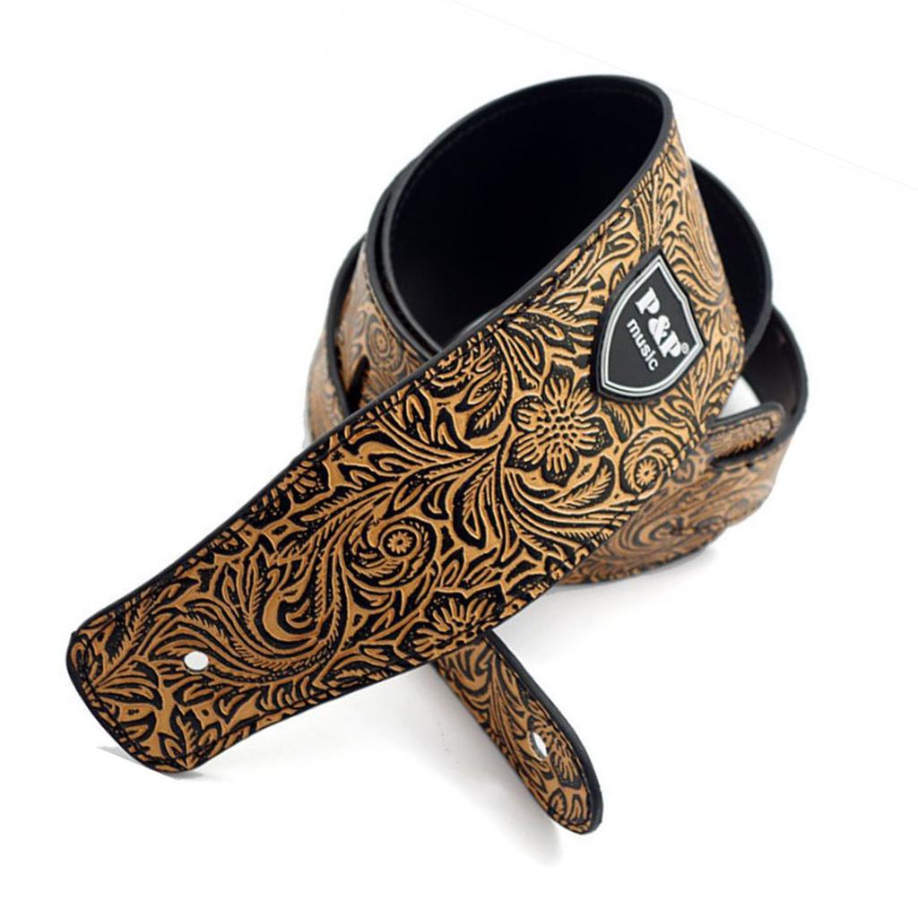 Ремень для гитары регулируемый наплечный ремень водонепроницаемая мягкая ПУ кожа для игры и переноски